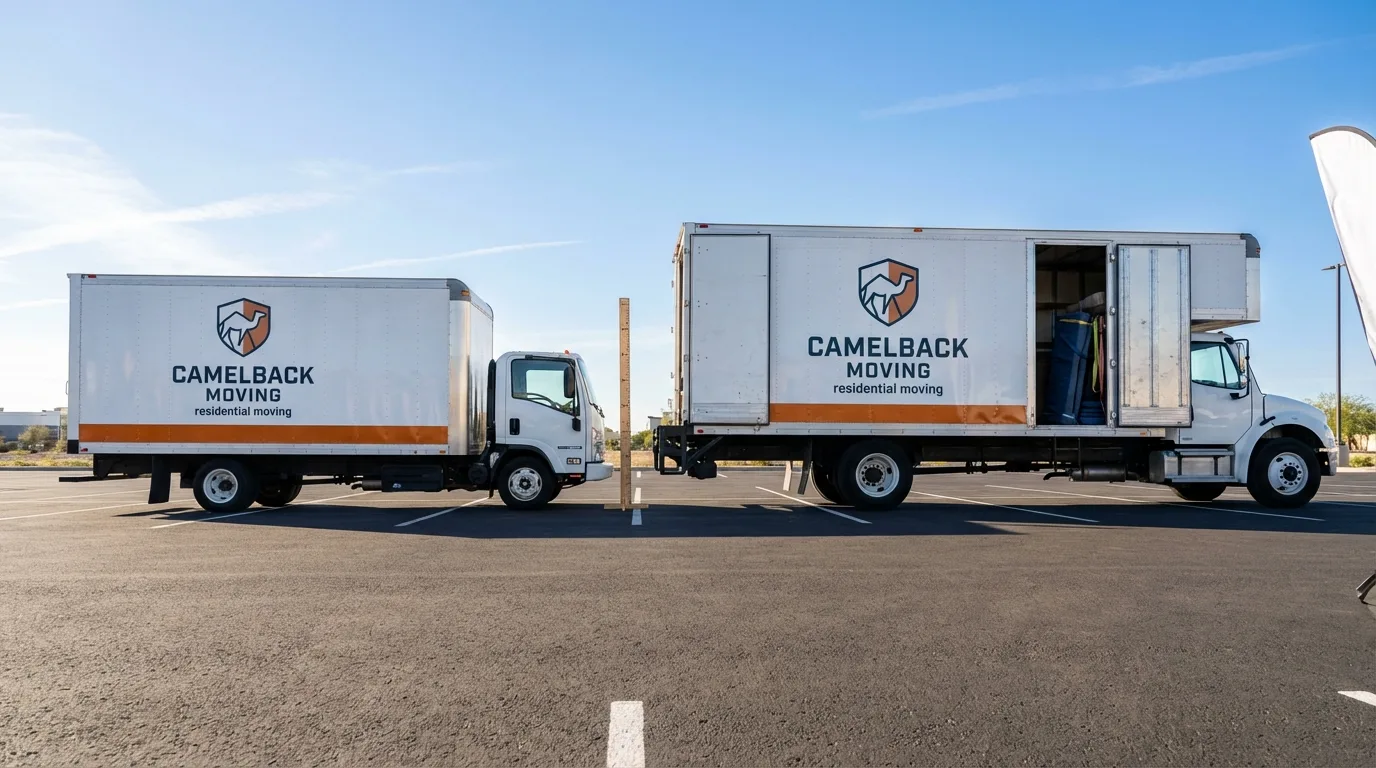 Moving truck size capacity guide in Jersey City